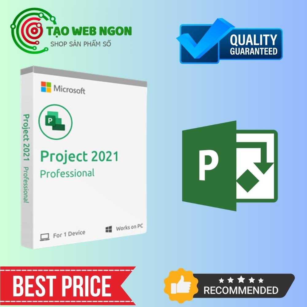 Microsoft Project Professional 2021 - mua chung giá rẻ