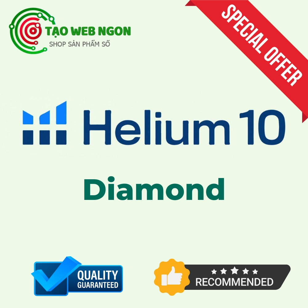 Tài khoản chung Helium10 Diamond giá rẻ
