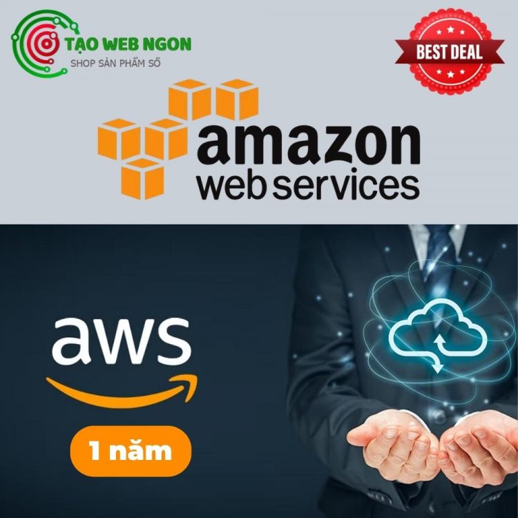 Tài khoản Amazon Web Services (AWS) 1 năm