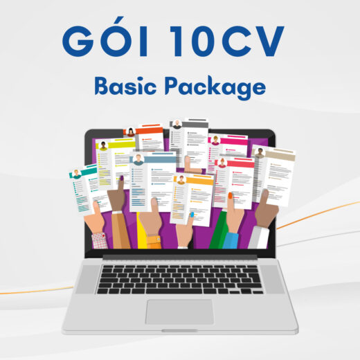 Gói 10 CV Tuyển Dụng - Gói cơ bản dành cho doanh nghiệp