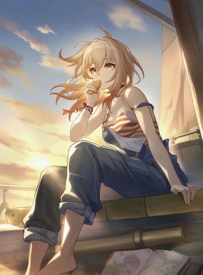 Ảnh meme Chữa lành mây trôi chậm tông màu dịu