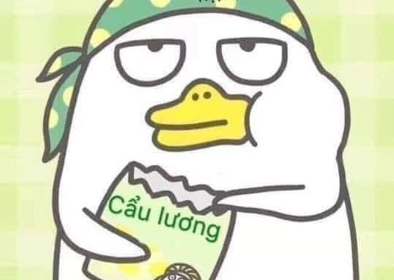 Ảnh meme Cơm tró hài hước thể hiện sự 'cam chịu' của FA