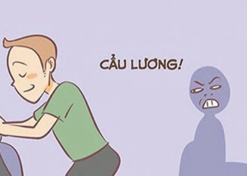 Ảnh meme Cơm tró với caption hài hước bựa cực chất