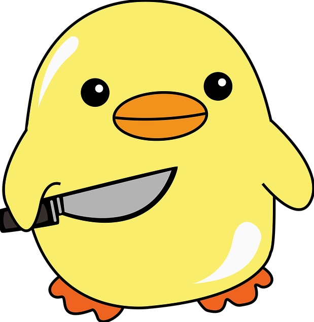 Ảnh meme Đăng xuất của chú vịt con dễ thương và hài hước