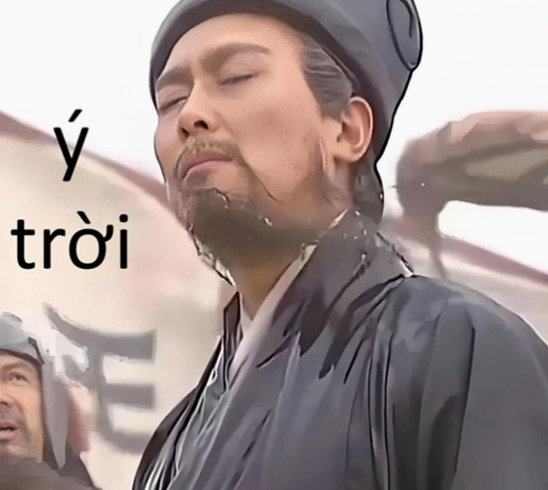 Ảnh meme Đăng xuất một người đàn ông bất lực vẫy tay từ bỏ mọi thứ