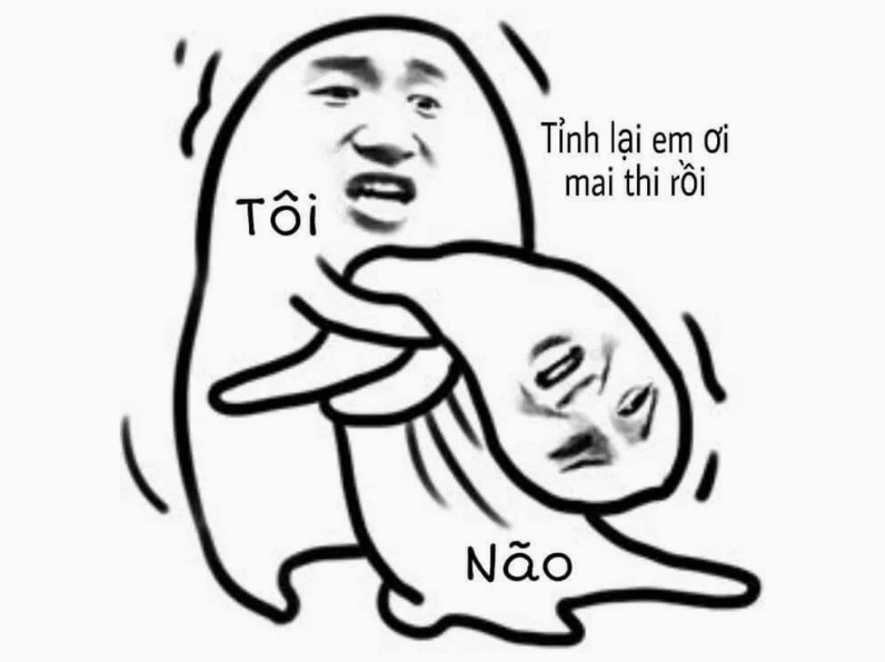 Ảnh meme Gái phố não tôi mai thi đậm chất phố