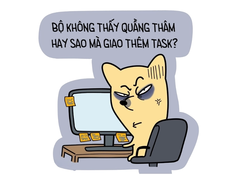 Ảnh meme 'giao thêm task' phản ánh sự tăm tối của Đáy xã hội