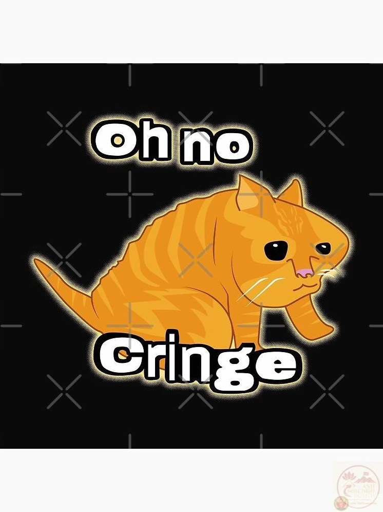 ảnh meme Khum nhút nhát với biểu cảm co rúm dễ thương