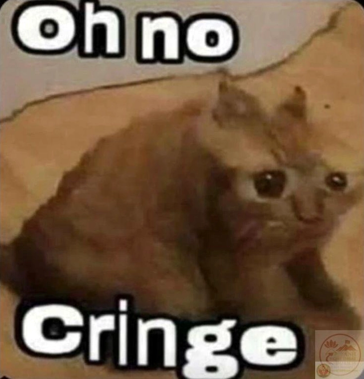 ảnh meme Khum thể hiện sự khó xử hay ngượng ngùng