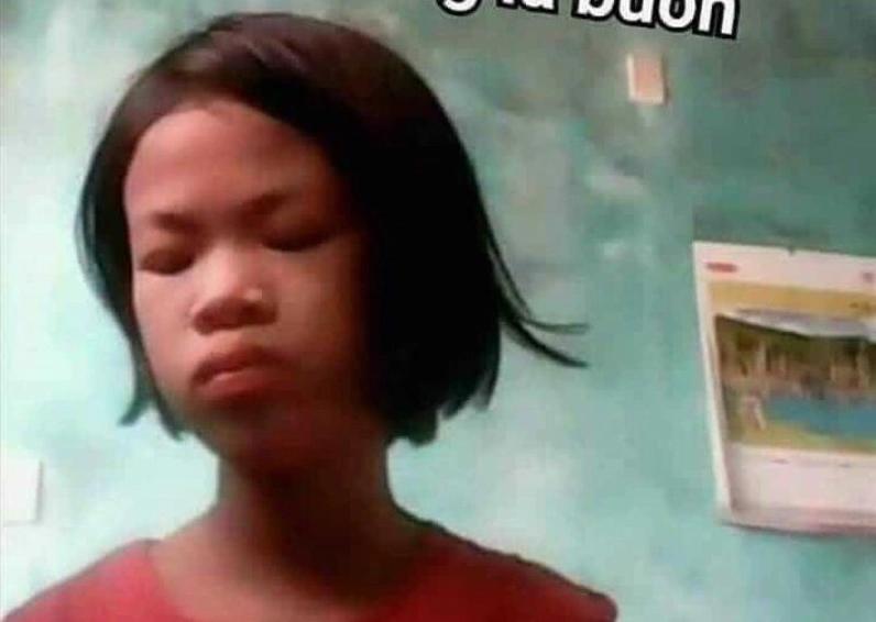 Ảnh meme Lụy tình chỉ một câu nói chung là buồn biểu cảm hài hước