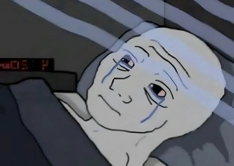 Ảnh meme Lụy tình cô đơn trong đêm mưa buồn bã