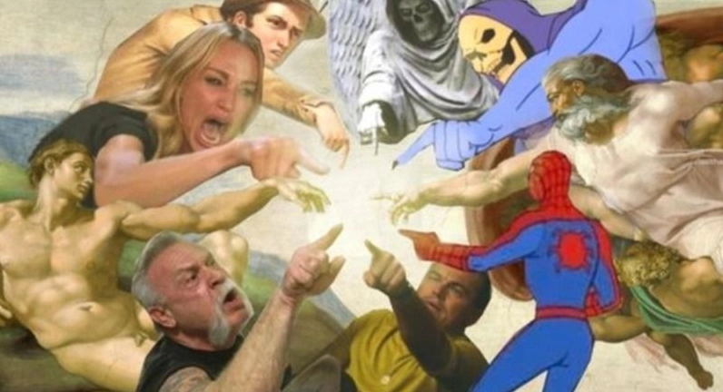 Ảnh meme Năng lượng tính nữ ánh sáng lụa bay