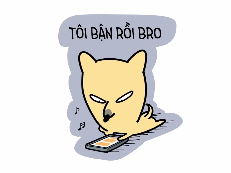 Ảnh meme Ngoại hình sáng tôi bận rồi bro siêu đáng yêu