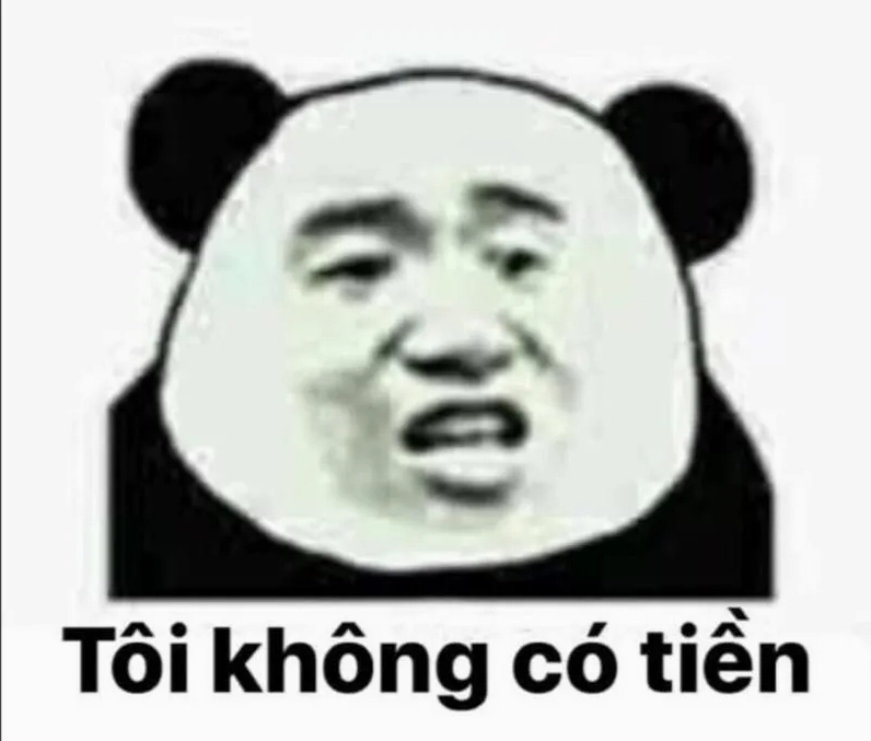 Ảnh meme Rách lành gâu trục không tiền cười tươi