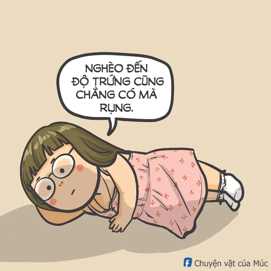 Ảnh meme Rách lành hài hước về nghèo rách rưới đời thường