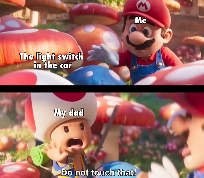 Ảnh meme Red flag Toad warning Mario