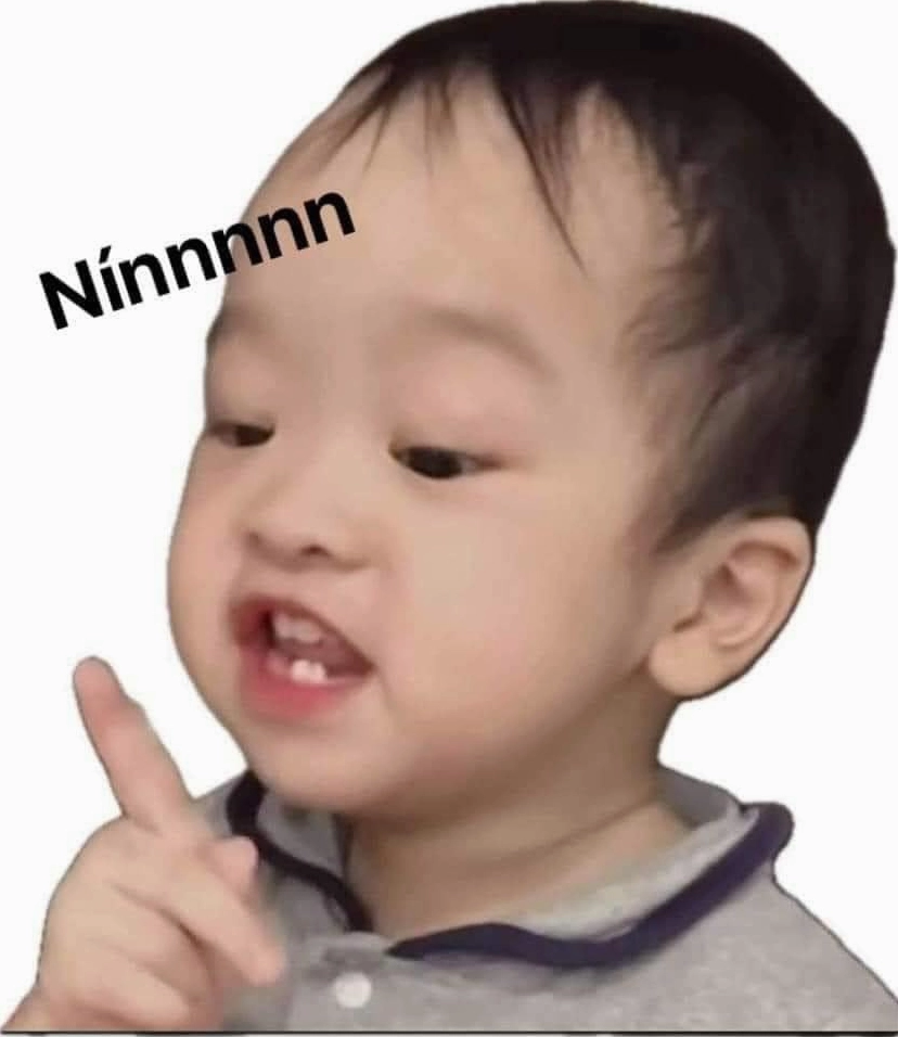 Ảnh meme Simp chúa bé trai biểu cảm 