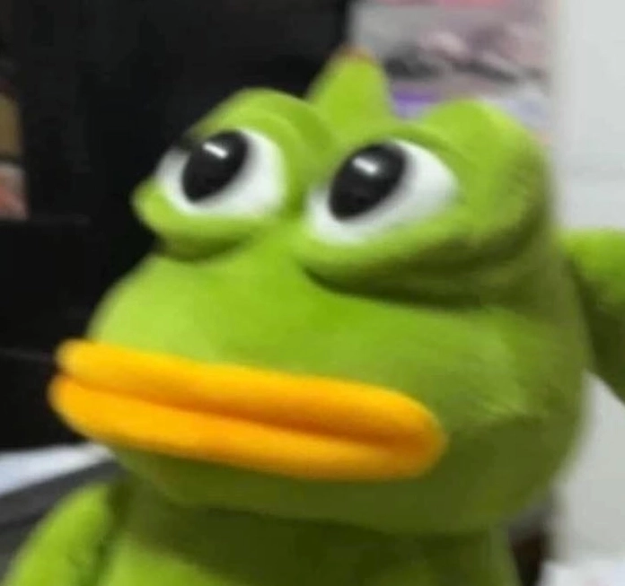 Ảnh meme Suy ếch xanh trầm tư