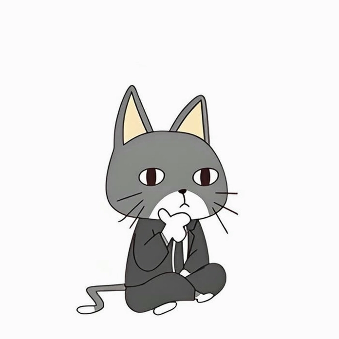 Ảnh meme Suy mèo đen suy tư