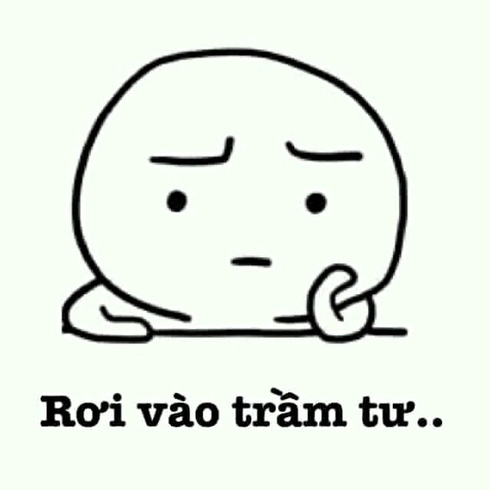 Ảnh meme Suy rơi trầm tư