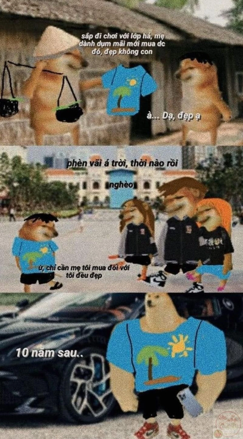 Ảnh meme Test nhân phẩm chữ viết giản dị tinh nghịch