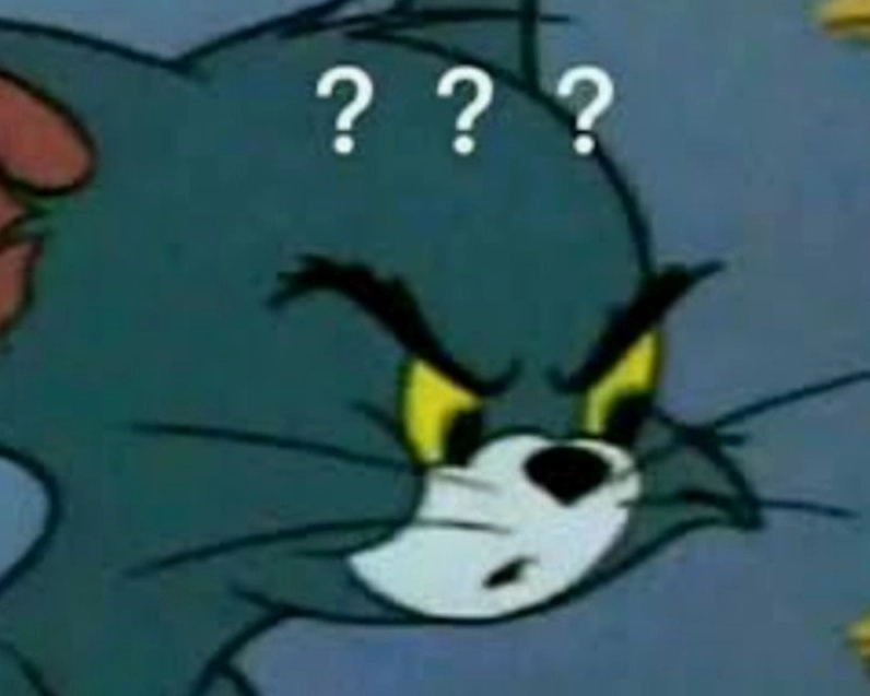 Ảnh meme Tới công chuyện thể hiện sự thắc mắc đỉnh cao