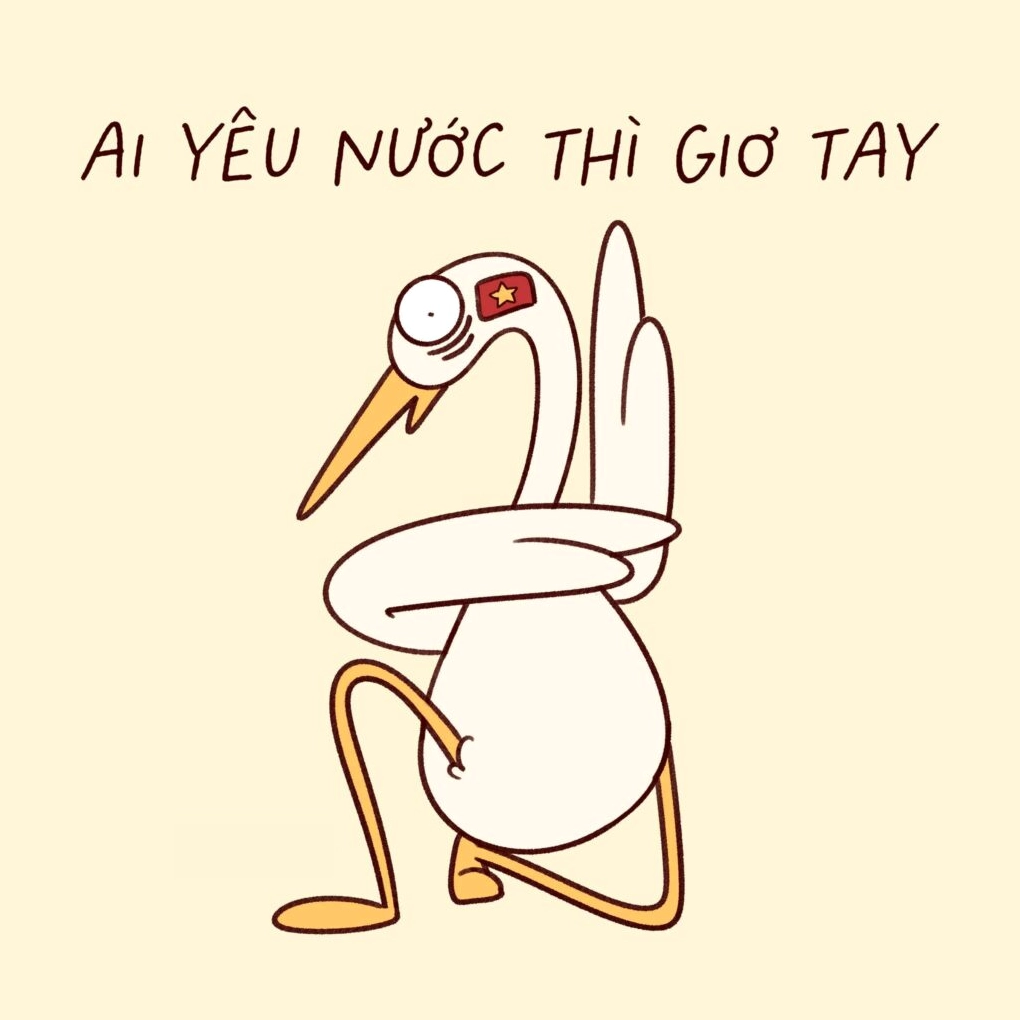 Ảnh meme Tới công chuyện thể hiện tình yêu nước mãnh liệt