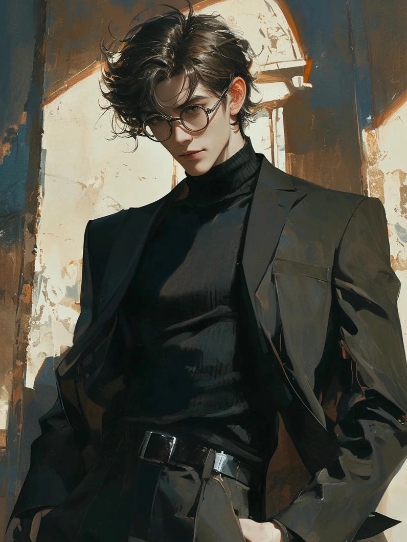 Ảnh meme Tổng tài anime thần thái cuốn hút đầy bí ẩn và quyến rũ.