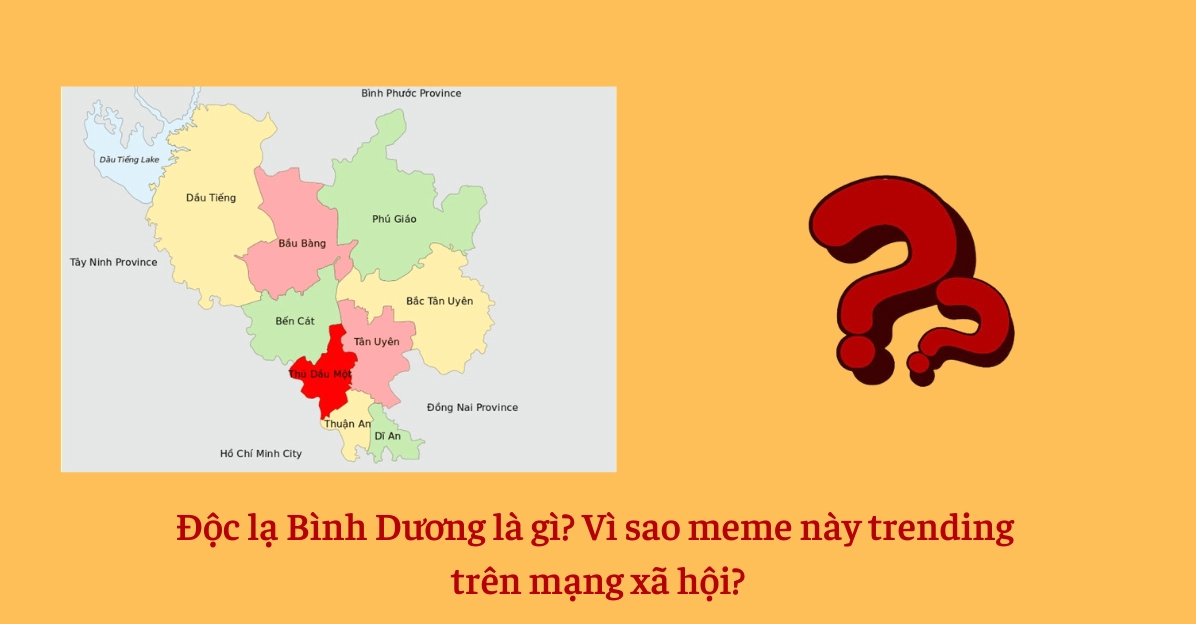 Gương mặt đầy biểu cảm tạo nên ảnh meme Độc lạ Bình Dương đầy chất riêng