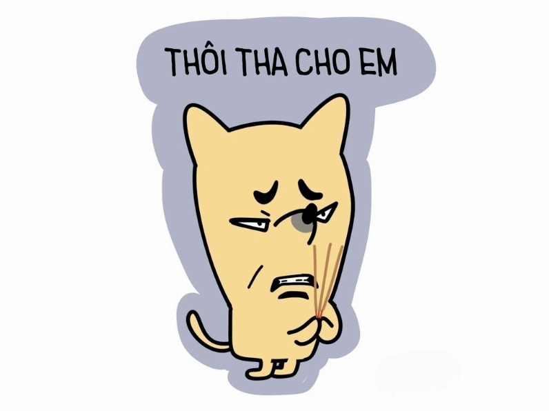 Hình ảnh ảnh meme Tiểu tam van xin 'thôi tha cho em' đầy đáng thương