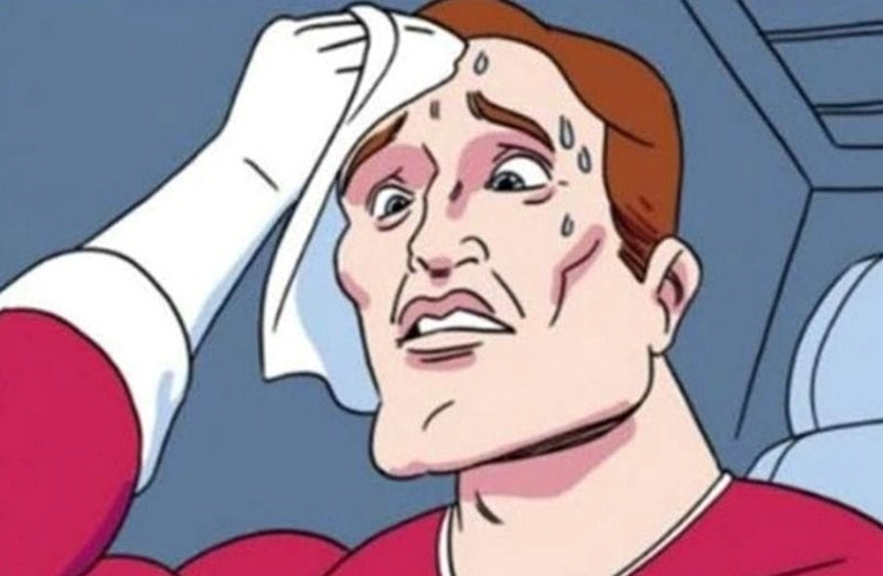 Hình ảnh ảnh meme Trùng sinh với biểu cảm kinh ngạc đến tột độ