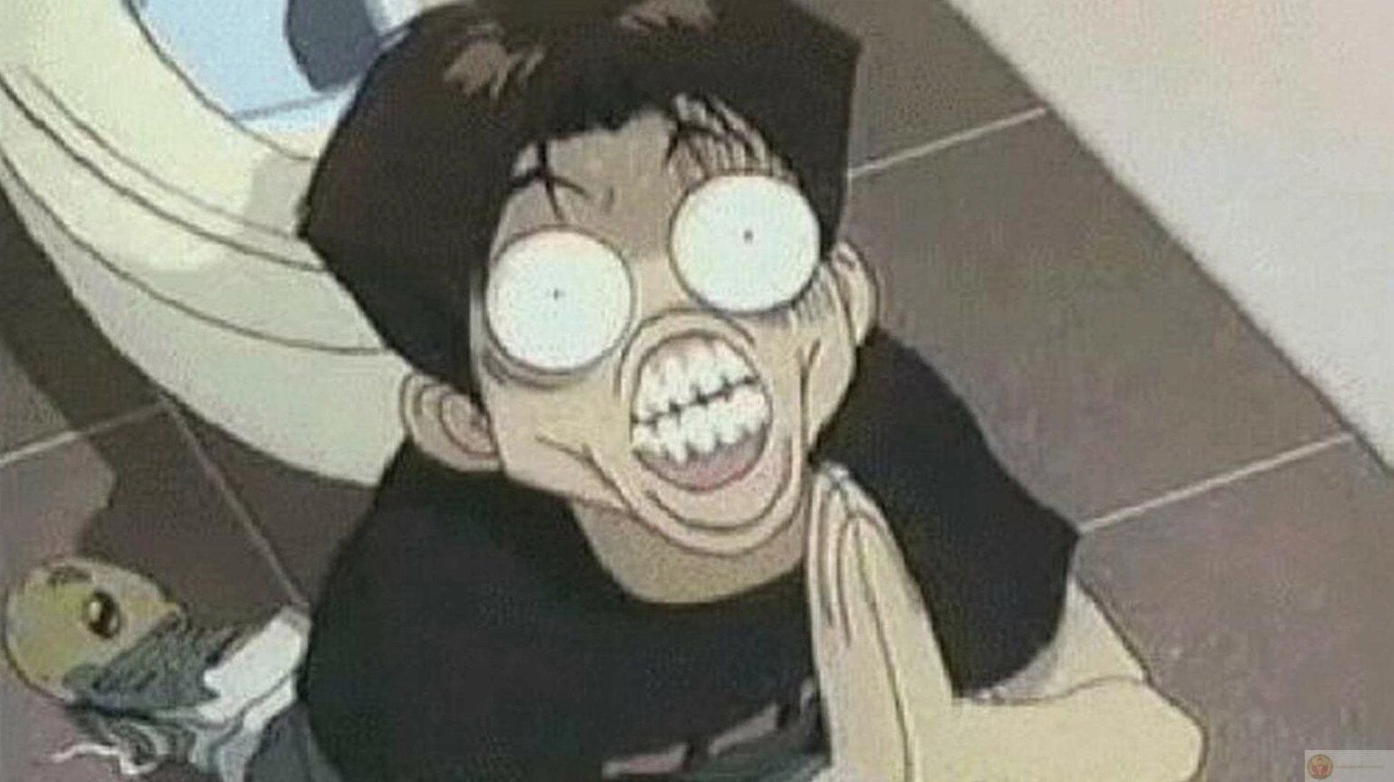 Hình ảnh ảnh meme Trùng sinh với cặp mắt hài hước và ngạc nhiên