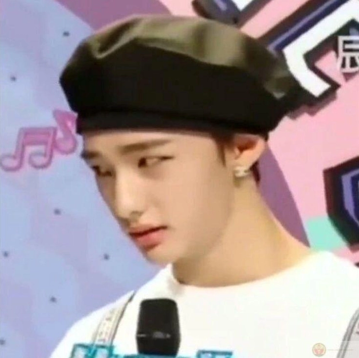 Hyunjin với khuôn mặt nhức đầu làm ảnh meme Đu idol